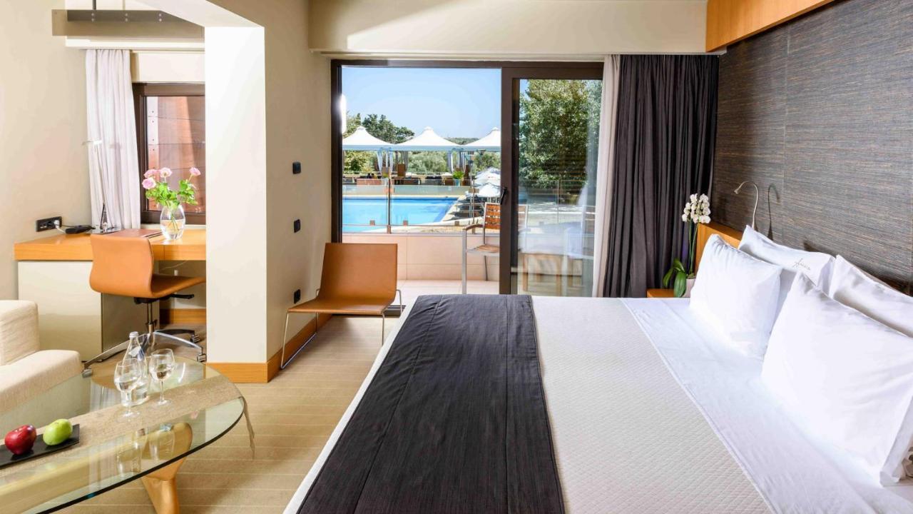 アレクサンダー ビーチ ホテル ＆ スパ アレクサンドルポリス エクステリア 写真 A room at the hotel